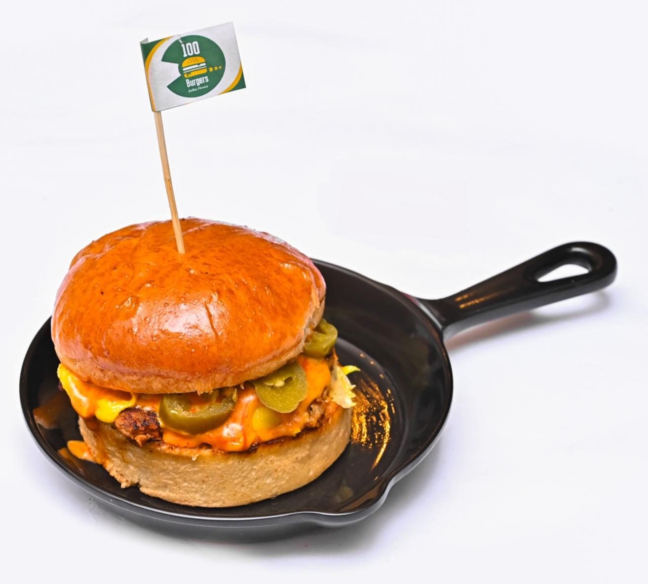 Spicy Chicken Smash Burger